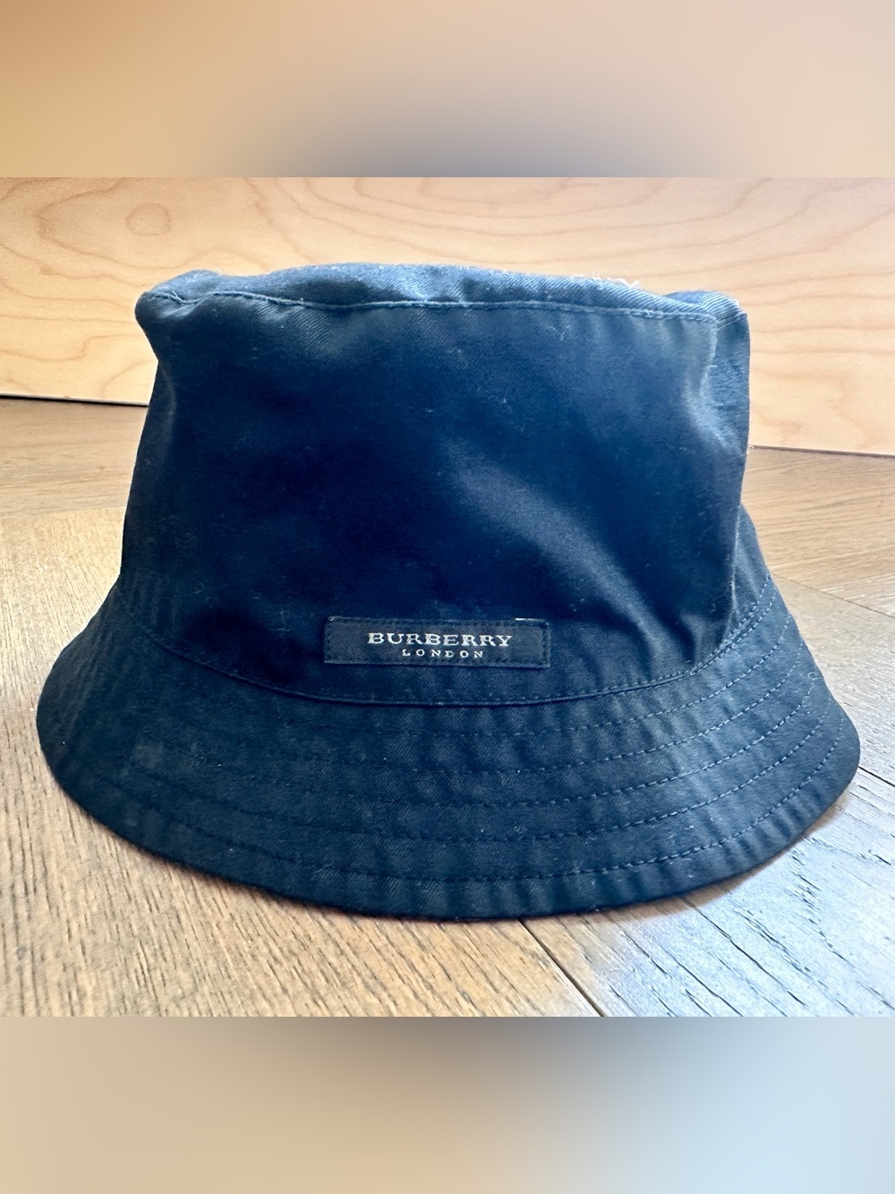 Burberry reversible navy Bucket Hat